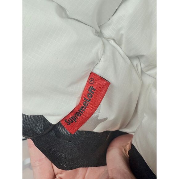 Biannual Camp Puffer Coat Womens S White Faux Fur Collar Gorpcore Winter Ski‎ - Picture 9 of 15